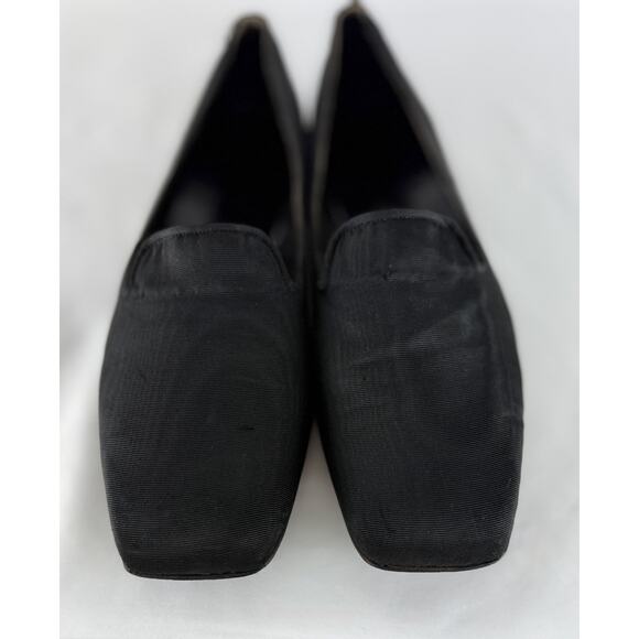 Henry Maxwell London Black Square-Toe Loafers M 10 main image 4